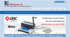 Desktop Screenshot of allinone-shop.ch